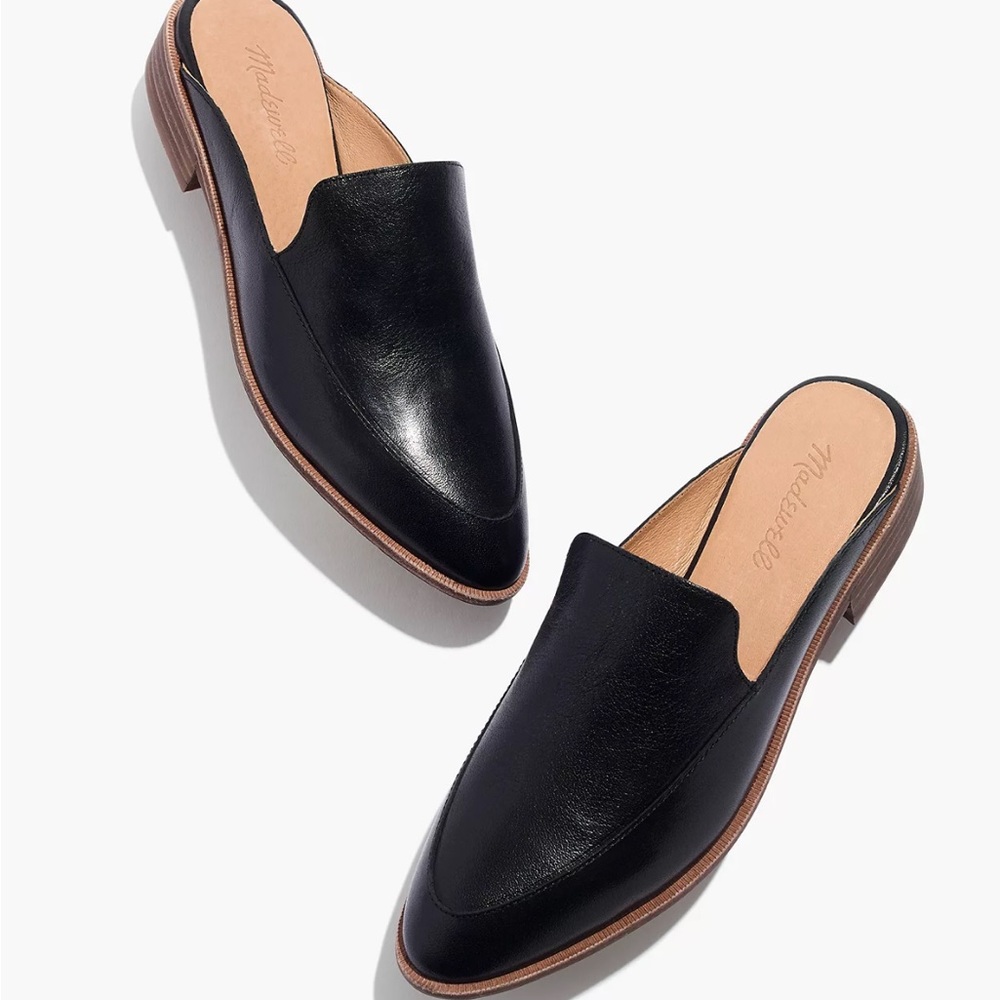 The Frances Loafer Mule in Leather